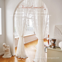 Classical Home Textile Rococo Embroidery Curtain Sheer